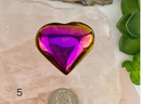 Rainbow Titanium Aura Hearts FB1141 💜🧡💚