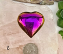 Rainbow Titanium Aura Hearts FB1141 💜🧡💚