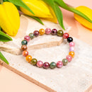 Rainbow Tourmaline Bracelet - The Spiral Breaker 🌸💜🌸 CI642
