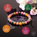 Rainbow Tourmaline Bracelet - The Spiral Breaker 🌸💜🌸 CI642