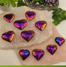 Rainbow Titanium Aura Hearts FB1141 💜🧡💚
