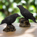 Raven Totem/Spirit Figurine Pair FB1142 🐦‍⬛