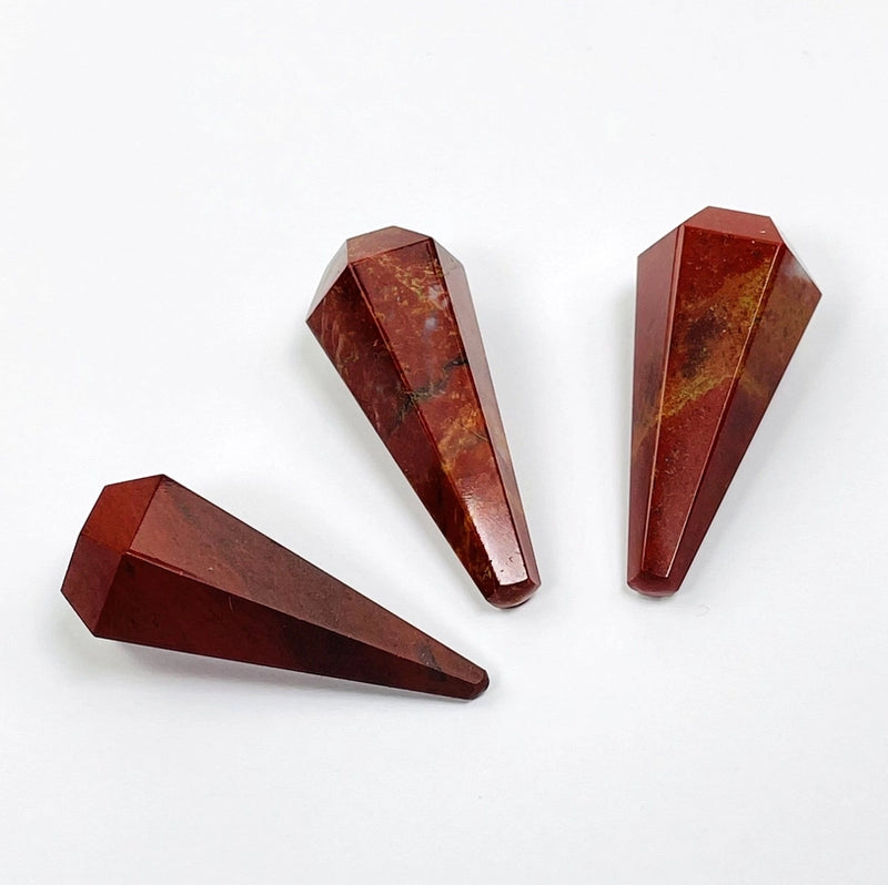 Red Jasper Crystal Pendulum Shape Point FB1405 🪭