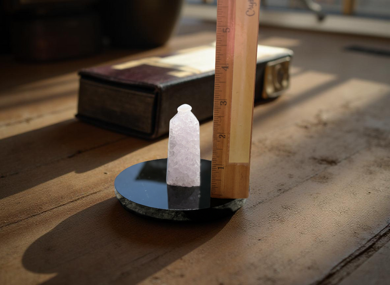Blue Lace Agate Drusy Standing Point (Tower) FB2941 🌸