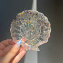 Seashell Gemstone Chip & Resin Bowl, personal altar or sacred space FB2984
