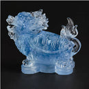 Turtle Dragon, Aquamarine Chip in Resin Spirit / Totem Animal Figurine🦎 FB1446