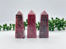 Rhodonite Obelisk Polished Standing Points (Towers) FB2912 🌸