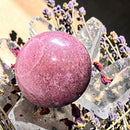Rhodonite Large Sphere FB1382 🌸🎀🌸