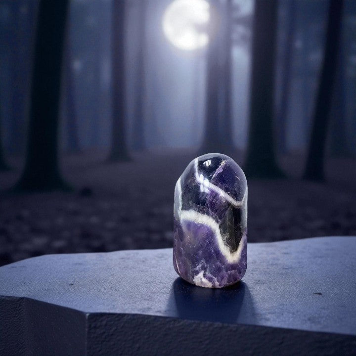 Round Top Dream Amethyst Freeform Tower 💜 FB3020