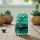 Round Top Fluorite, or Green Sardonyx Freeform Tower FB3202 🍃🪷🍃