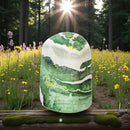 Round Top Fluorite, or Green Sardonyx Freeform Tower FB3202 🍃🪷🍃