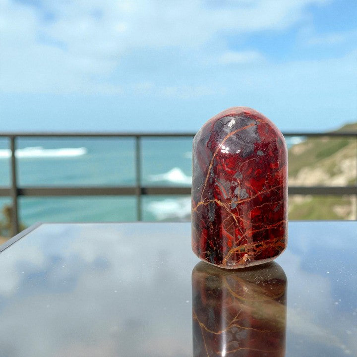 Round Top Jaspilite or Dragon Blood Freeform Tower FB1561 ➺🌟➺