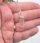 Sterling Silver Handcrafted Polished Morganite Pendant FB3067 ✨