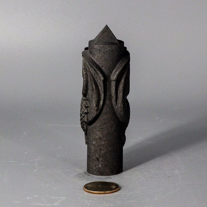 Selenite or Shungite  Carved Dragon Towers 🐦‍⬛ CD-10333