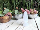 Selenite Six Sided Tower with Base FB3168 🌿