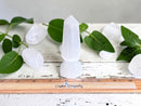 Selenite Six Sided Tower with Base FB3168 🌿