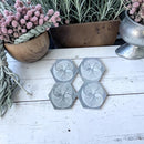 Selenite Hexagon Carving with Tree of Life Etching FB3138 💛