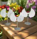 Selenite Angel Wings on Stand from Morocco 💜🌸💜 FB1366