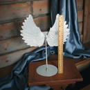 Selenite Angel Wings on Stand from Morocco 💜🌸💜 FB1366