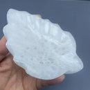 Selenite Leaf Dish FB3138 💛