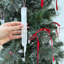 Selenite Icicle Ornament FB2975 ❄️🧊❄️