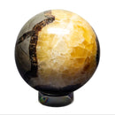 Septarian Stone Sphere 70mm with Stand, grounding, inner wisdom 🌻 CD-10125