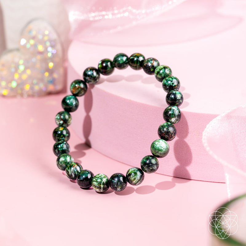 Angel Energy – Rare Seraphinite Bracelet of Transformation 🍃 CD-101