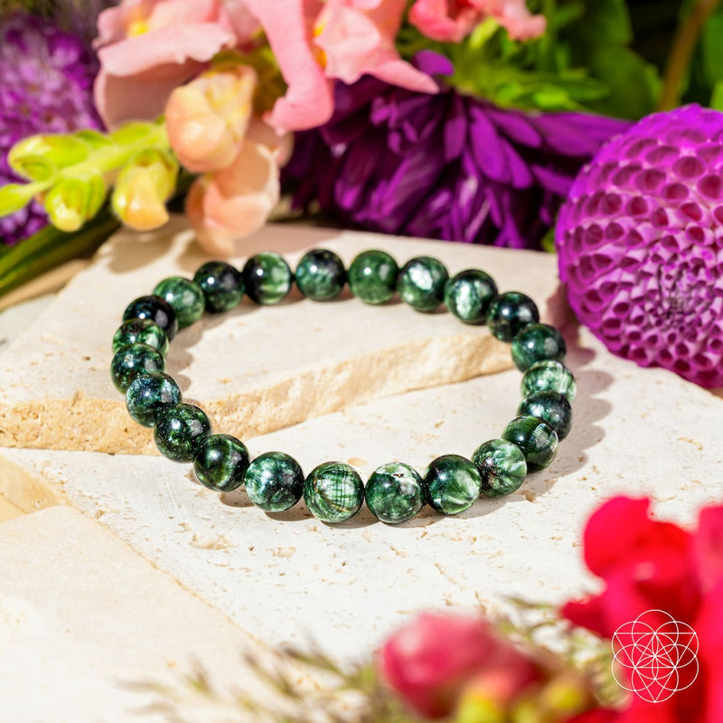 Angel Energy – Rare Seraphinite Bracelet of Transformation 🍃 CD-101