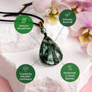 Rare Seraphinite, Angel Stone Pendant 🪽🌸🪽