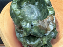 Green Serpentine "Bowl" Skull FB1171 🌵