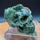 Green Serpentine "Bowl" Skull FB1171 🌵