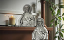 Silver Sheen Obsidian with Jesus Carving / Figurine FB2038 🔔