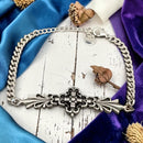 Silver-Plated Hollow Cross Bracelet 💚💦💚 FB3507