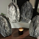 Silver Sheen Obsidian Mary Carving / Figurine FB2209 🔔