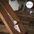 Triquetra Silver Chamber Pendulum FB1554 🌼