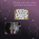 Abundance Spell Jar Crystal Amulet Charm / Pendant FB3166 🧹