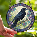 Stained Glass Ravens, Assorted Patterns, Sun Catcher / Hanger FB1294 🐦‍⬛