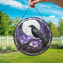 Stained Glass Ravens, Assorted Patterns, Sun Catcher / Hanger FB1294 🐦‍⬛