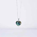 Sterling Silver Heart Pendant, Labradorite 💠 FB2046