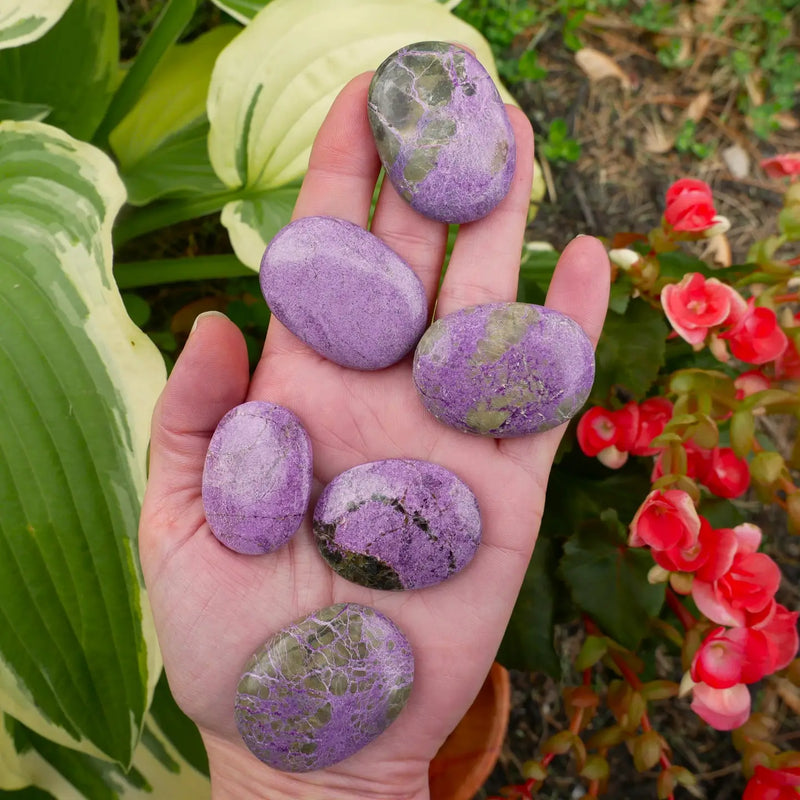 Stichtite Worry Stones FB2151, inner peace  🌸