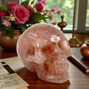Strawberry Quartz Skull from Brazil with Velvet Pouch FB2164 💗