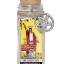 Tarot Candles with essential oils and crystals in a Corked Glass Jar FB3438