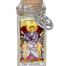 Tarot Candles with essential oils and crystals in a Corked Glass Jar FB3438
