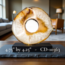 Thick Agate Slice Tea Light Candle Holders 🪔 CD-10361