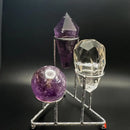 Three Tier Sphere Stand, in silver or gold FB2957 💗