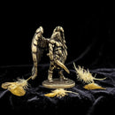 Brass Winged Angel Warrior Totem / Spirit Figurine 🌸 FB2072