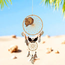 Wood Etched Wolf Feather Dreamcatcher FB2025 🍃