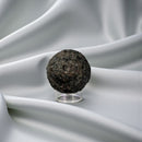 Yooperlite Cratered Moon Sphere UV Reactive 50MM 💛🪷💛 CD-10344