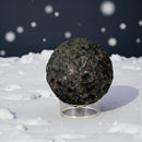 Yooperlite Cratered Moon Sphere UV Reactive 50MM 💛🪷💛 CD-10344