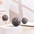 Yooperlite Moon Crater Sphere with Wooden Stand FB1263 🌕
